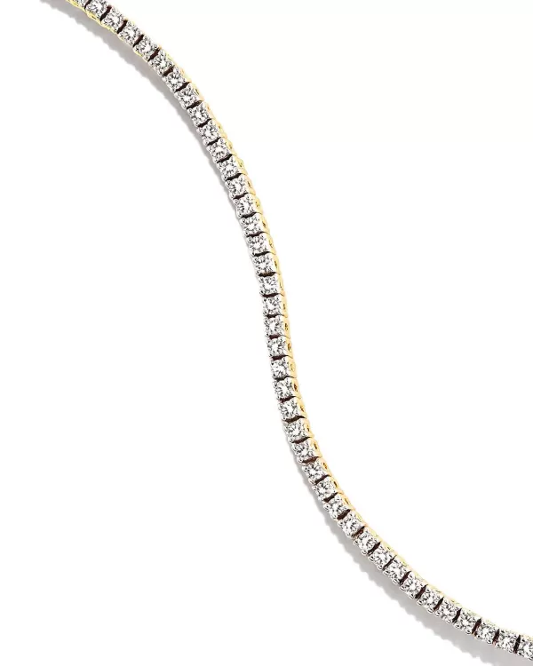 14K Yellow Gold Tennis Bracelet In White Diamond^Kendra Scott Online