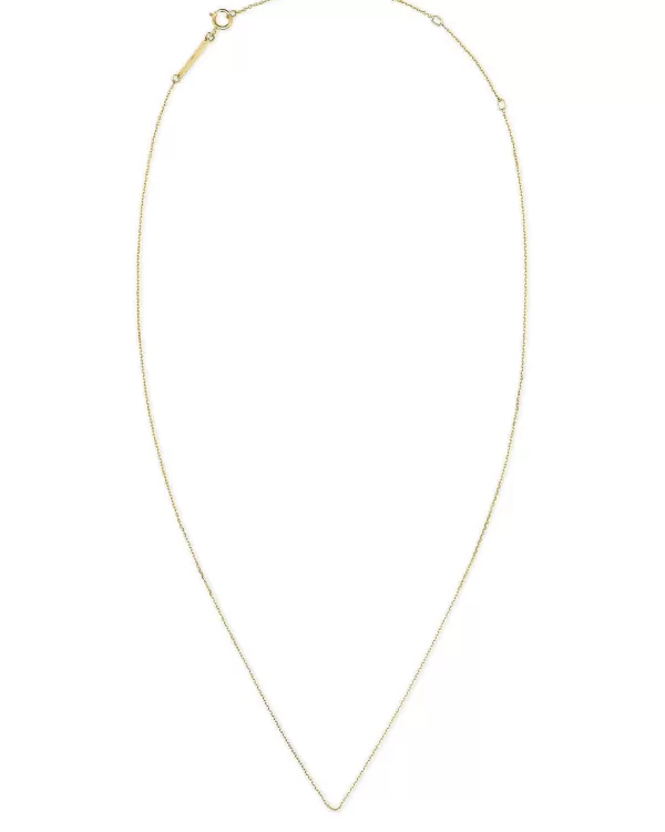 15" Thin Chain Necklace In 14K Yellow Gold^Kendra Scott Store