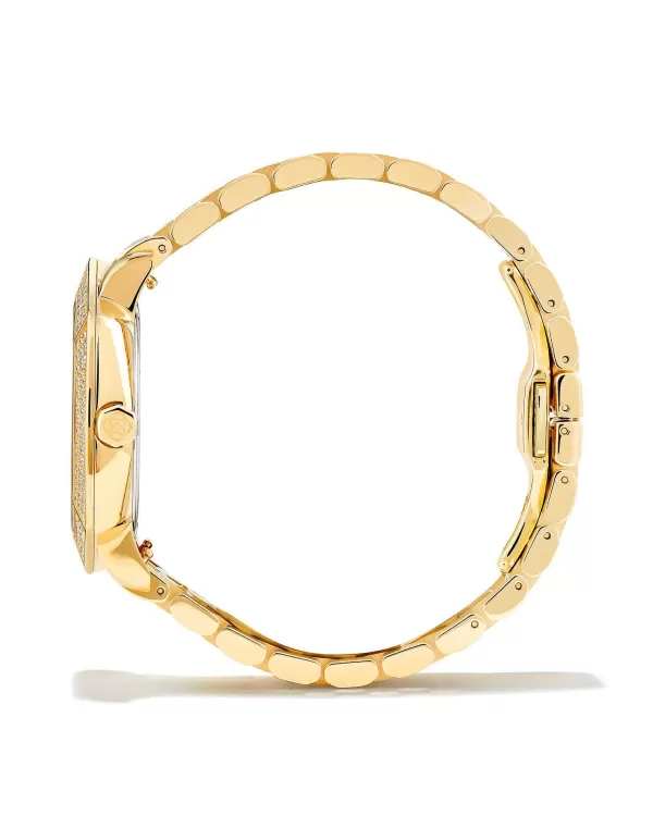 20Th Anniversary Dira Gold Diamond 38Mm Watch In Ivory Mother-Of-Pearl^Kendra Scott Clearance