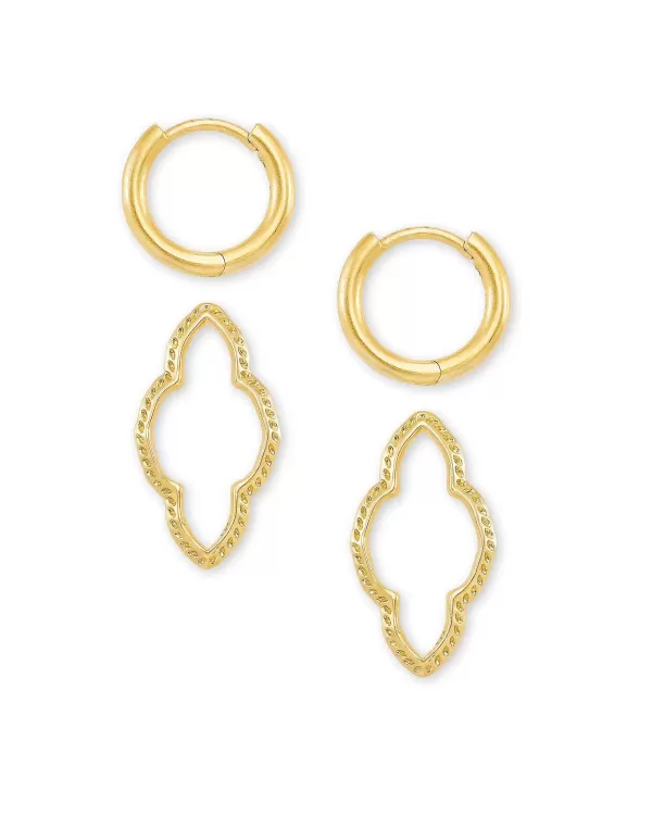 Abbie Convertible Huggie Earrings In Silver^Kendra Scott Fashion