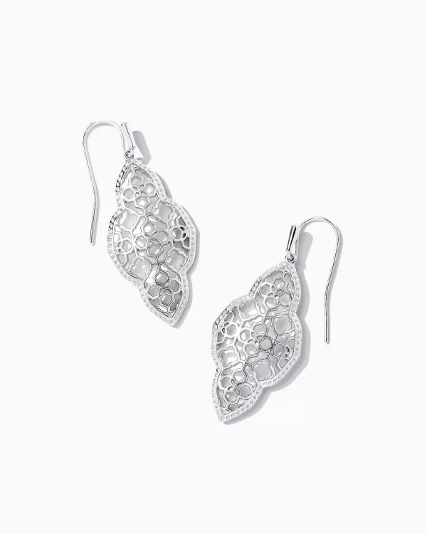 Abbie Drop Earrings In Silver^Kendra Scott New