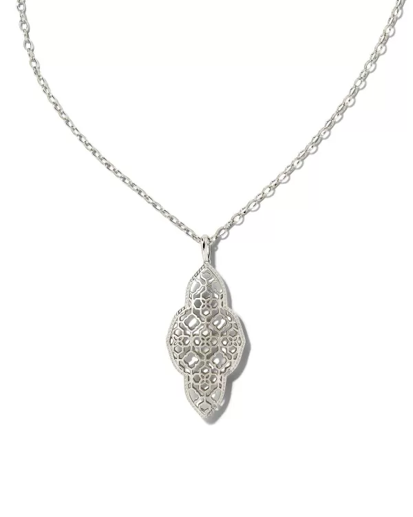 Abbie Long Pendant Necklace In Silver^Kendra Scott Shop