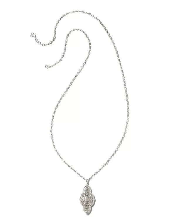 Abbie Long Pendant Necklace In Silver^Kendra Scott Shop