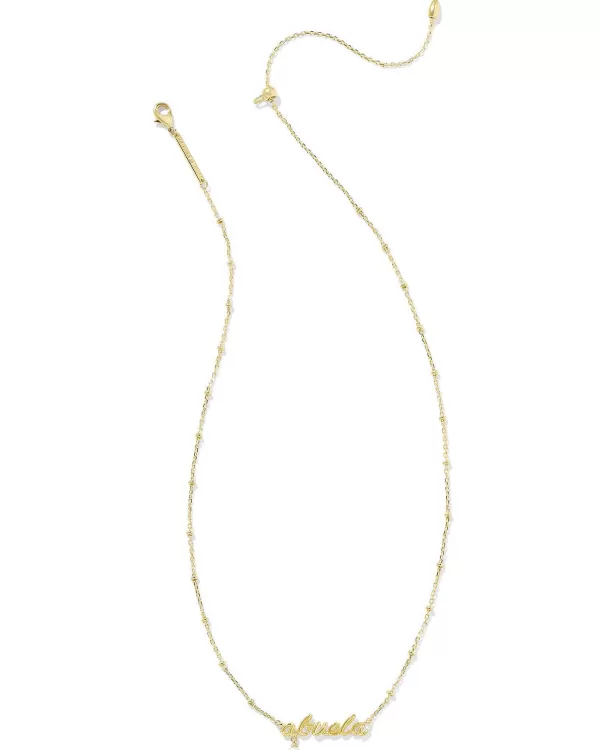 Abuela Script Pendant Necklace In Gold^Kendra Scott Online