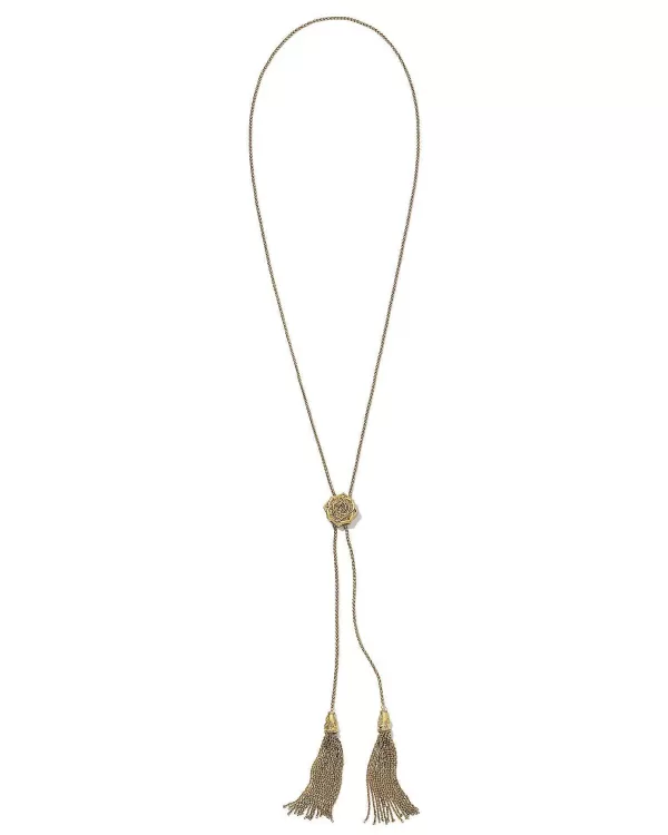 Ansel Rose Bolo Necklace In Vintage Gold^Kendra Scott Fashion