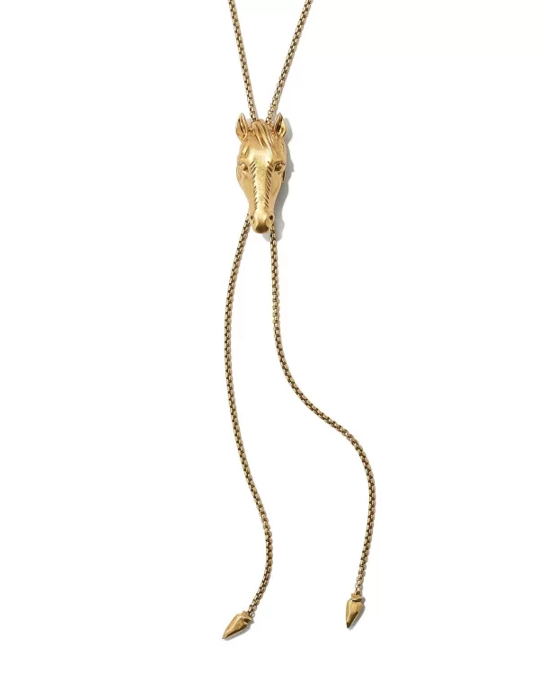 Beau Bolo Necklace In Vintage Gold^Kendra Scott Cheap