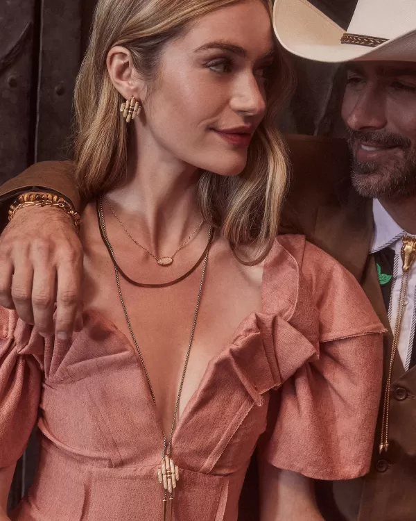 Beau Bolo Necklace In Vintage Gold^Kendra Scott Cheap