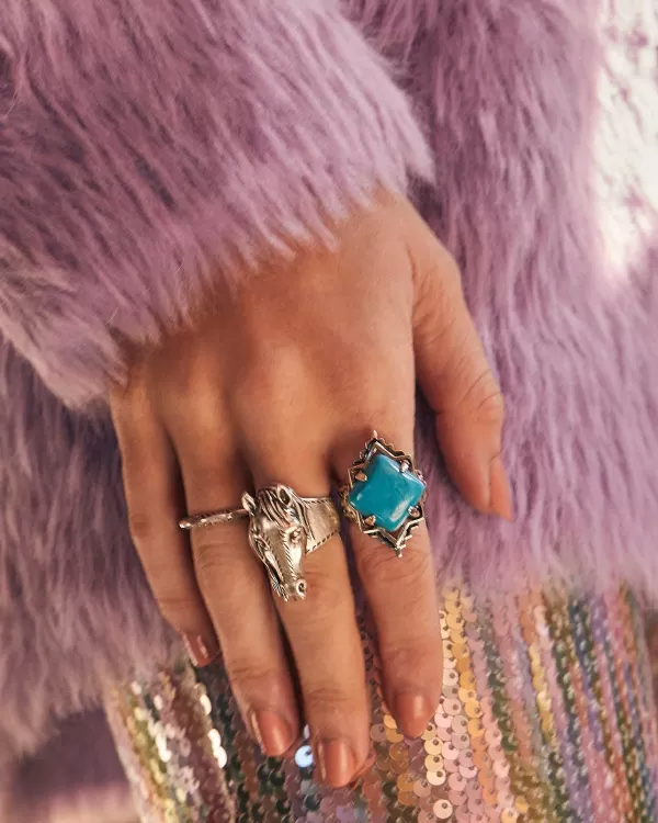 Beau Cocktail Ring In Vintage Silver^Kendra Scott Best