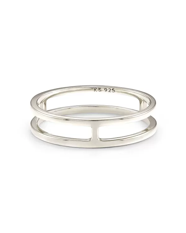 Bennett Double Band Ring In Sterling Silver^Kendra Scott Store