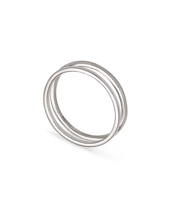 Bennett Double Ring In Sterling Silver^Kendra Scott Clearance