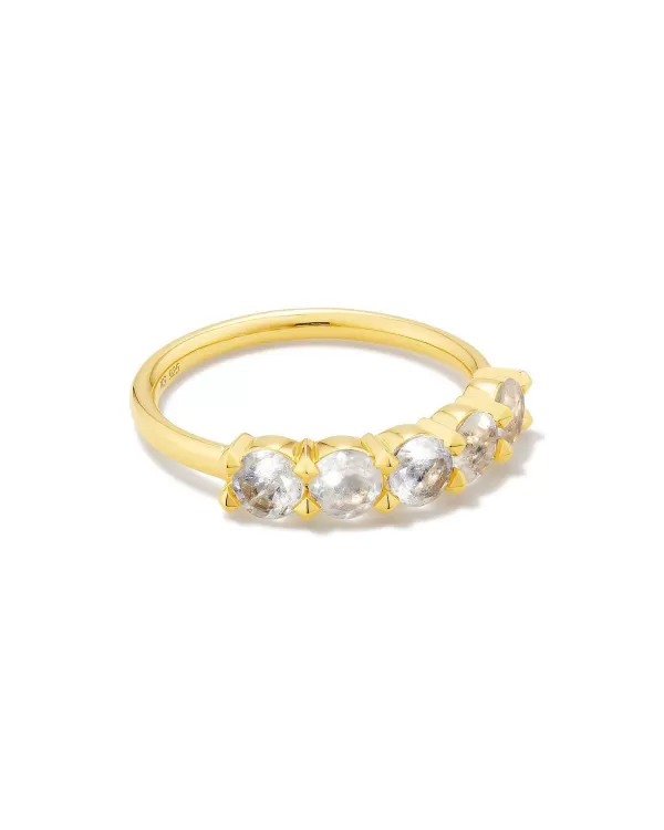 Blakely 18K Gold Vermeil Band Ring In Rainbow Moonstone^Kendra Scott Outlet