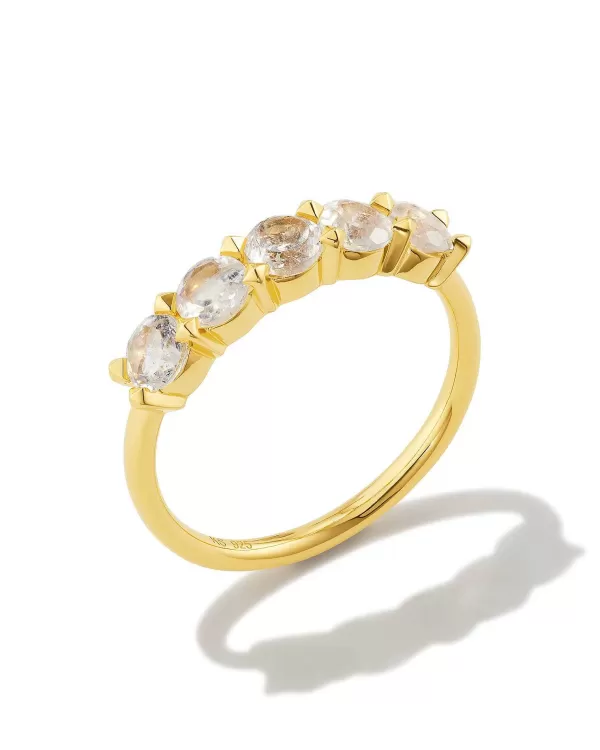 Blakely 18K Gold Vermeil Band Ring In Rainbow Moonstone^Kendra Scott Outlet