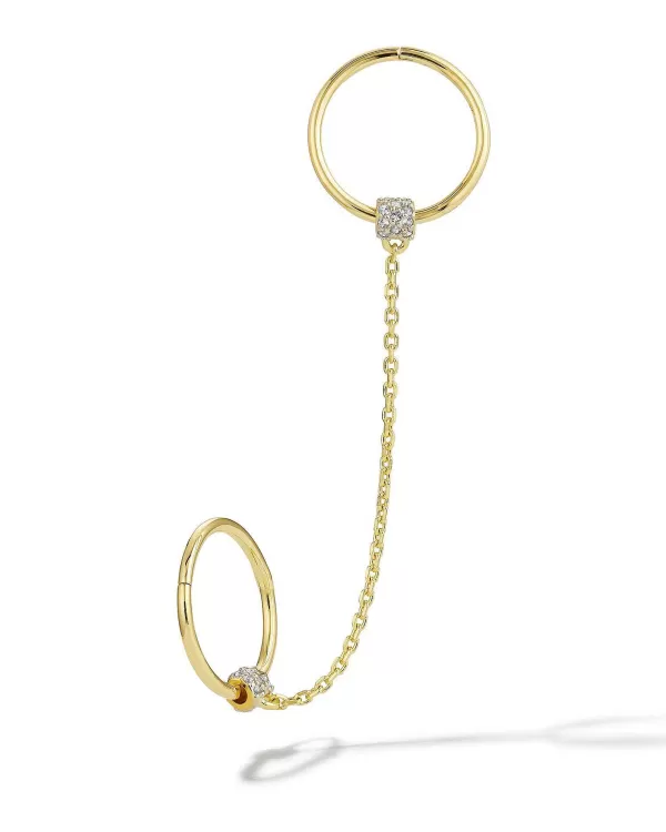 Bristol 18K Gold Vermeil Ear Cuff Set In White Sapphire^Kendra Scott Clearance