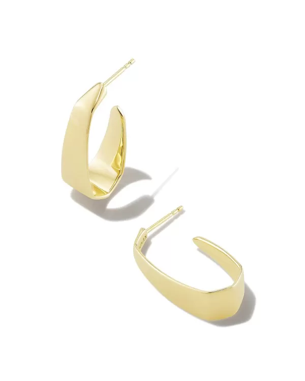 Cadence Hoop Earrings In 18K Gold Vermeil^Kendra Scott Hot