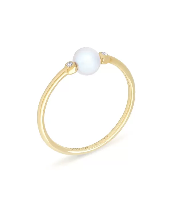 Cathleen 14K Yellow Gold Band Ring In Pearl^Kendra Scott Store