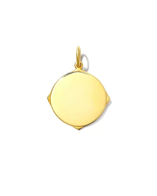 Celebration 18K Yellow Gold Vermeil Charm In White Sapphire^Kendra Scott Hot