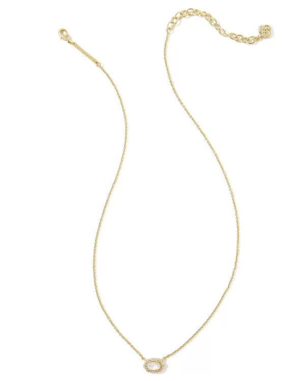 Chelsea Gold Pendant Necklace In Ivory Mother-Of-Pearl^Kendra Scott Cheap