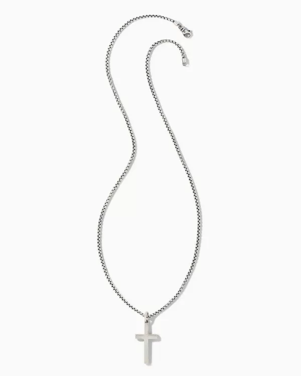 Cross Necklace In Oxidized Sterling Silver^Kendra Scott Fashion