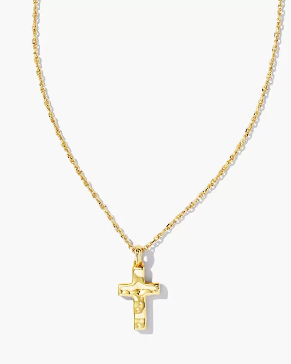 Cross Pendant Necklace In Gold^Kendra Scott Best Sale