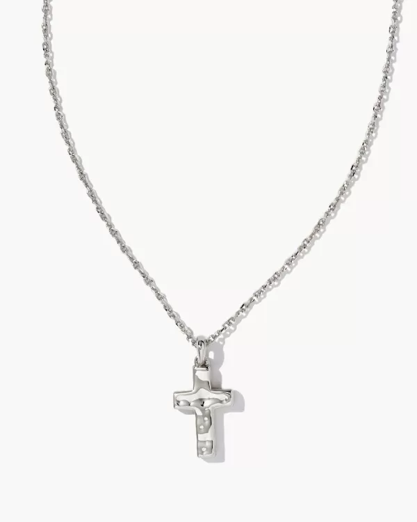 Cross Pendant Necklace In Silver^Kendra Scott Flash Sale