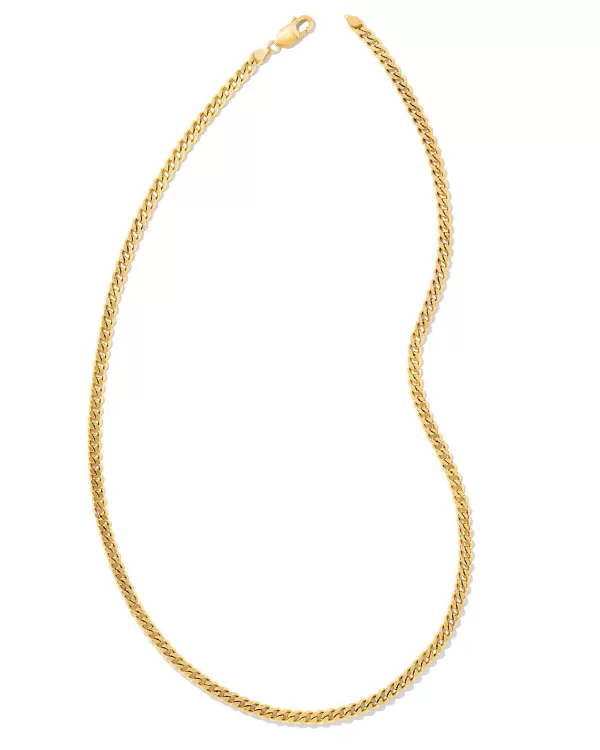 Curb Chain Necklace In 18K Oxidized Yellow Gold Vermeil^Kendra Scott Flash Sale