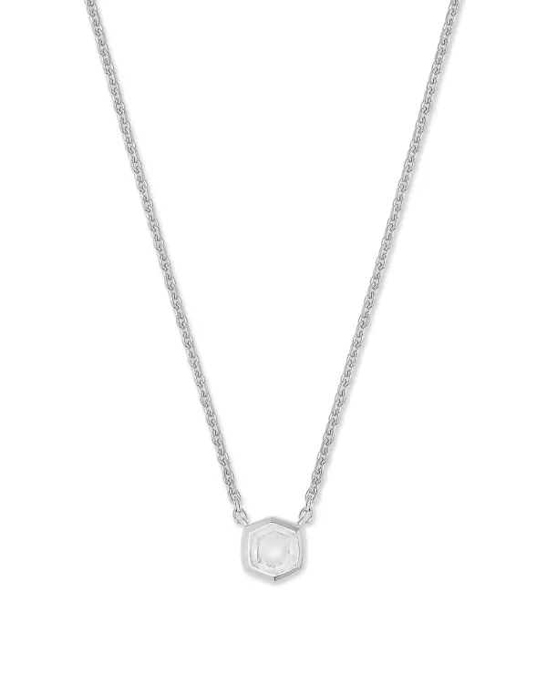 Davie Sterling Silver Pendant Necklace In Rock Crystal^Kendra Scott Shop