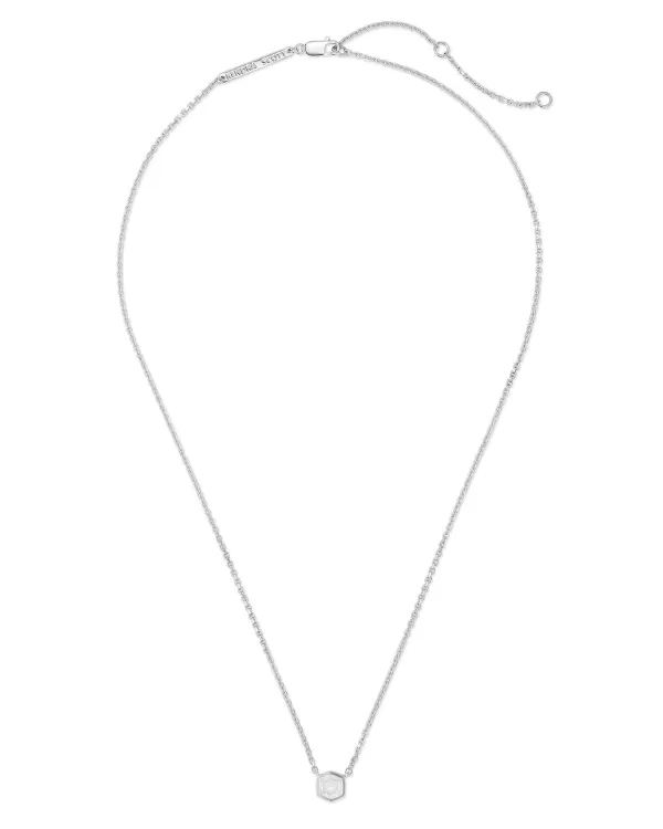 Davie Sterling Silver Pendant Necklace In Rock Crystal^Kendra Scott Shop