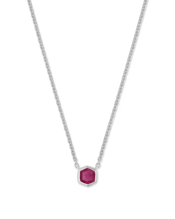 Davie Sterling Silver Pendant Necklace In Ruby^Kendra Scott Fashion