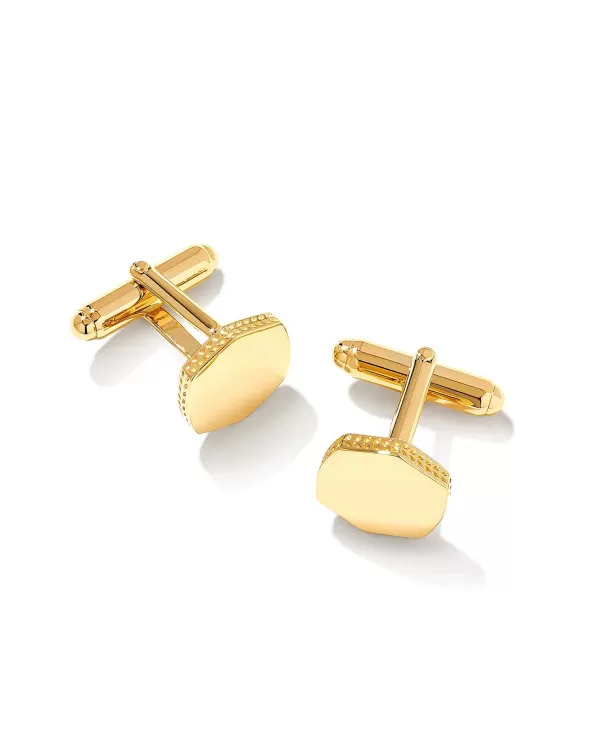 Davis Cuff Links In 18K Gold Vermeil^Kendra Scott Online