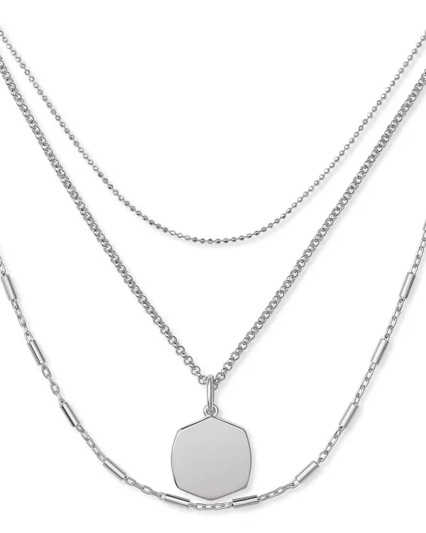 Davis Triple Strand Necklace In Sterling Silver^Kendra Scott Best Sale