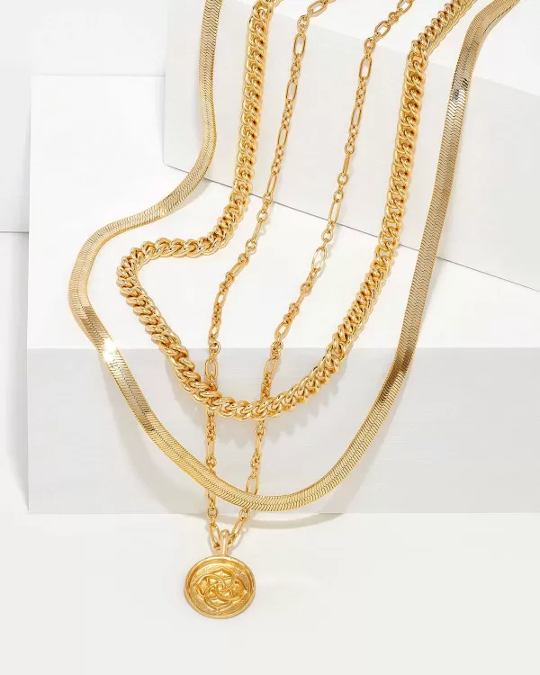 Dira Coin Necklace Layering Set In Gold^Kendra Scott Best