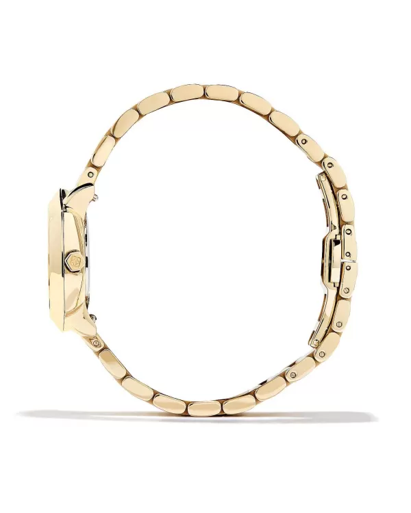 Dira Gold Tone Stainless Steel 28Mm Watch In Ivory Mother-Of-Pearl^Kendra Scott Cheap