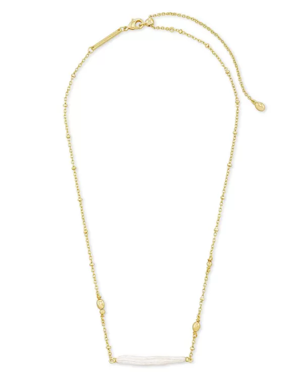 Eileen Gold Pendant Necklace In White Pearl^Kendra Scott Outlet