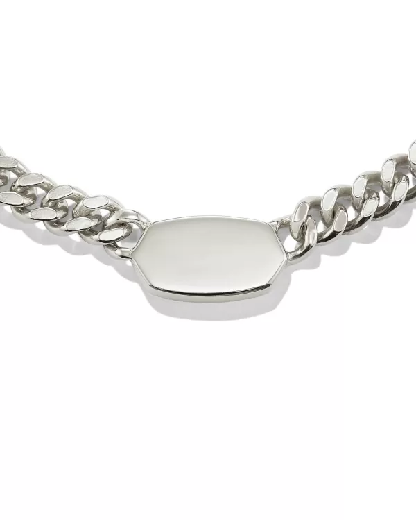 Elisa Curb Chain Necklace In Sterling Silver^Kendra Scott Online