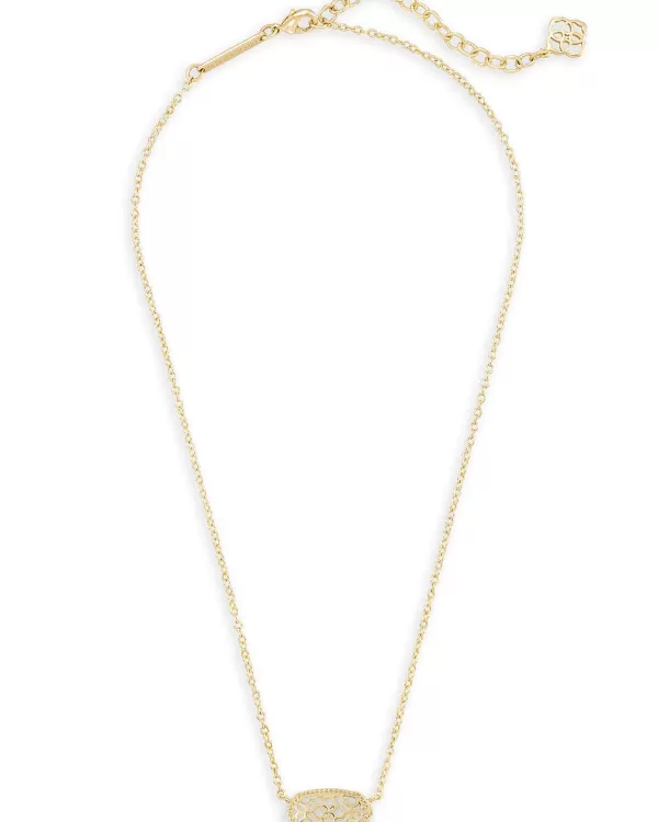 Elisa Gold Pendant Necklace In Gold Filigree^Kendra Scott Sale