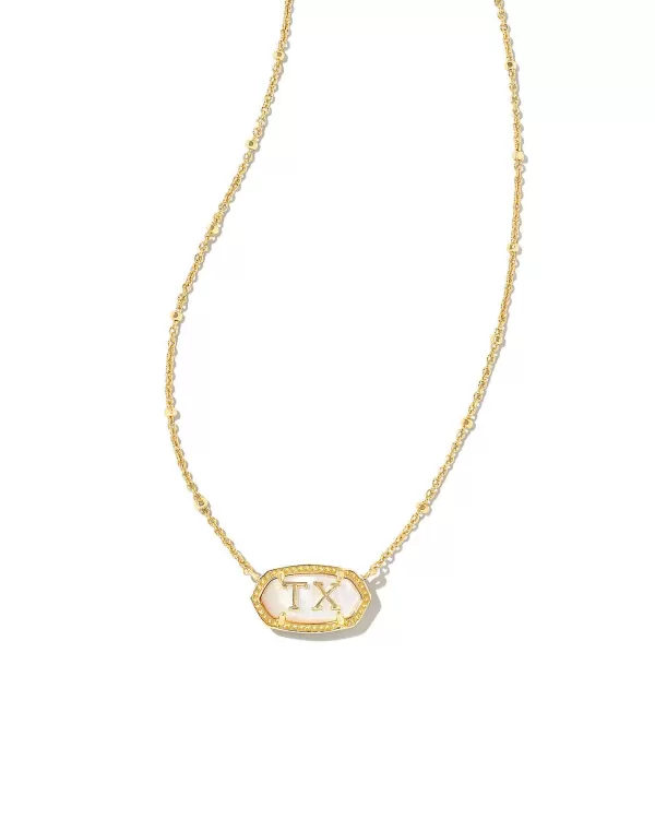 Elisa Gold Texas Necklace In Ivory Mother-Of-Pearl^Kendra Scott Store