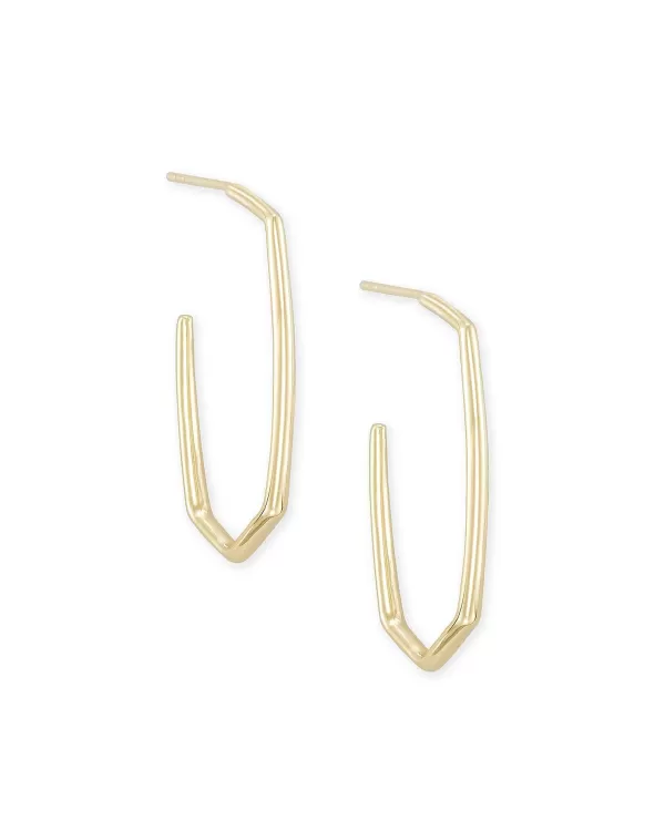 Ellen Hoop Earrings In 18K Gold Vermeil^Kendra Scott Store