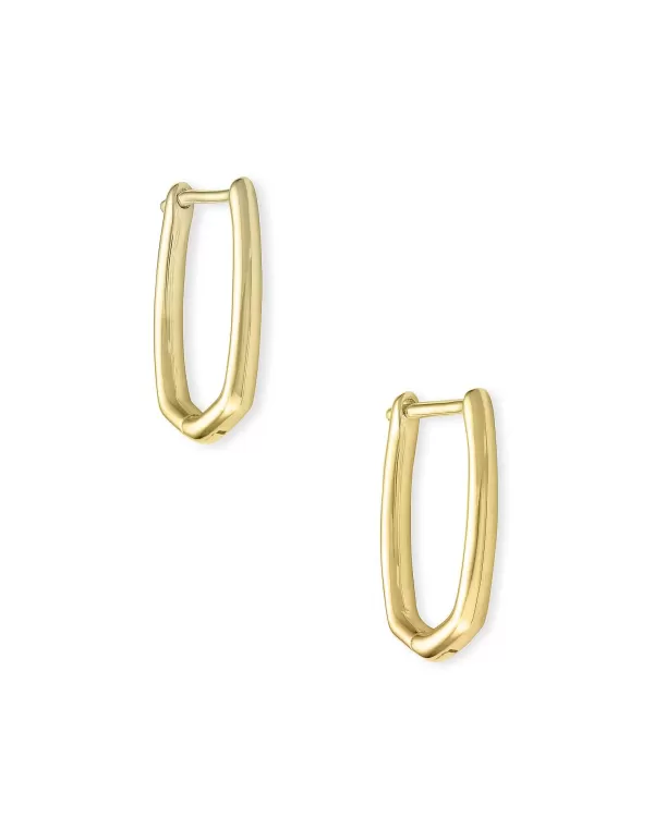 Ellen Huggie Earrings In 18K Gold Vermeil^Kendra Scott Cheap