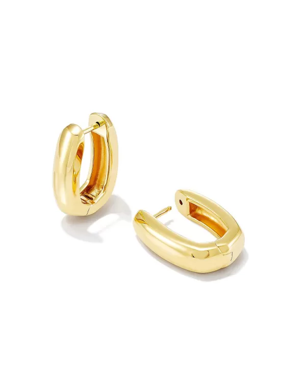 Ellen Wide Huggie Earrings In 18K Gold Vermeil^Kendra Scott Best