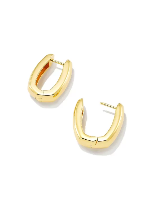 Ellen Wide Huggie Earrings In 18K Gold Vermeil^Kendra Scott Best