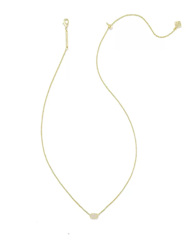 Emilie Gold Short Pendant Necklace In Iridescent Drusy^Kendra Scott Cheap