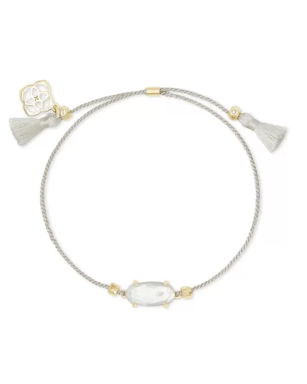 Everlyne Silver Cord Friendship Bracelet In Ivory Mother-Of-Pearl^Kendra Scott Discount