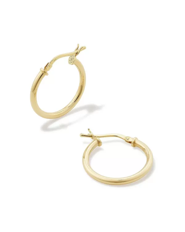 Giana 40Mm Hoop Earrings In 14K Yellow Gold^Kendra Scott Shop