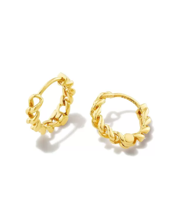 Grace Huggie Earrings In 18K Gold Vermeil^Kendra Scott Best Sale