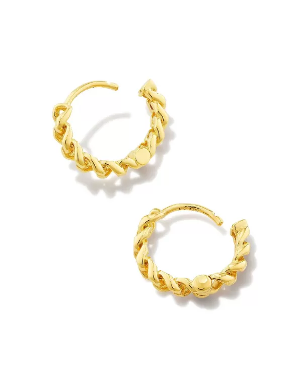 Grace Huggie Earrings In 18K Gold Vermeil^Kendra Scott Best Sale