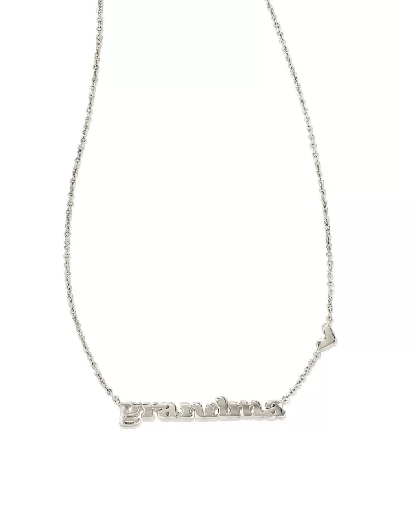 Grandma Pendant Necklace In Silver^Kendra Scott Best