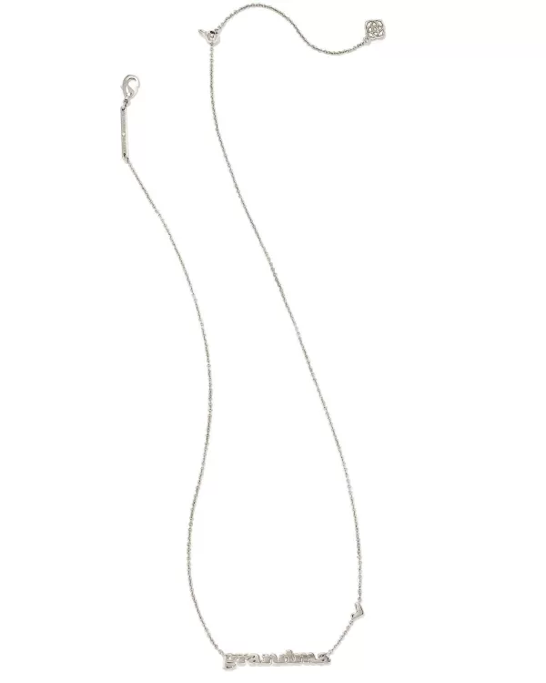 Grandma Pendant Necklace In Silver^Kendra Scott Best