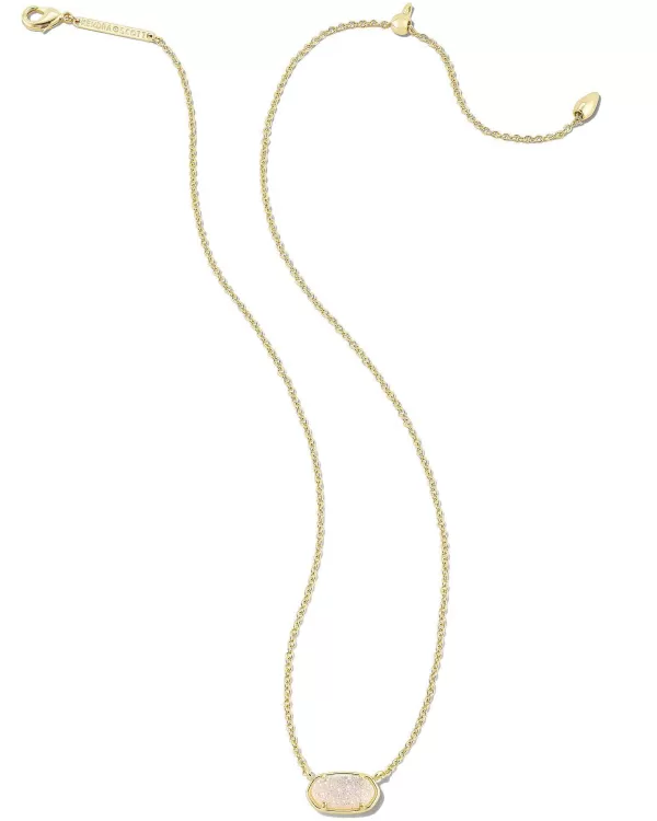 Grayson Gold Pendant Necklace In Iridescent Drusy^Kendra Scott Best