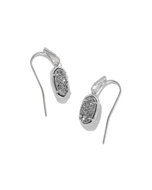 Grayson Silver Drop Earrings In Platinum Drusy^Kendra Scott Best