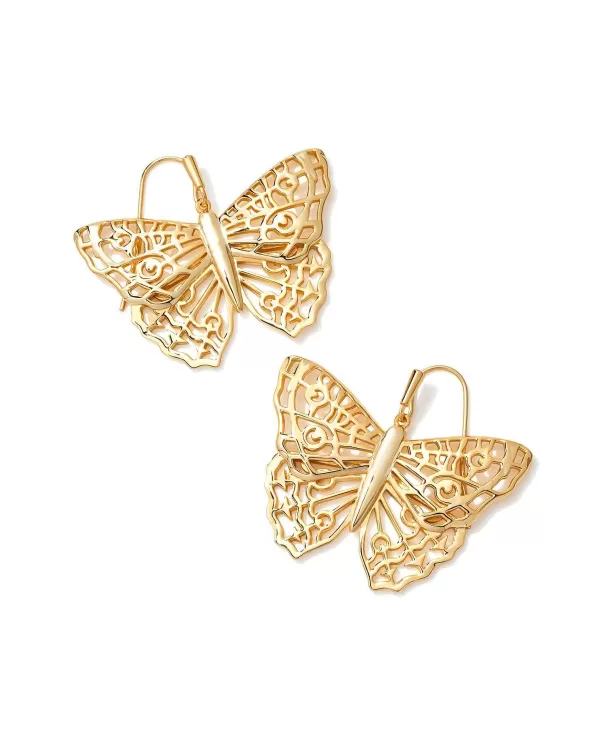 Hadley Butterfly Drop Earrings In Silver^Kendra Scott Discount